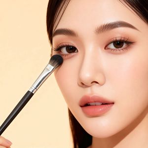 Yan Fang Eyeshadow Brush 1.9cm Synthetic Hair Round Shape For Eye Shadow Makeup <b>Tools</b> - Product Image 3
