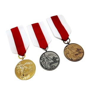 Medallas de Oro de 1.5 Pulgadas para Correr para Todas las Edades/Premios de Participación con Cinta para el Cuello de 15.3 Pulgadas para Deportes, Torneos y Competiciones - Product Image 1