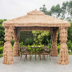 Parasols et Ombrelles <span class=keywords><strong>d</strong></span>'extérieur toutes saisons, Tente amovible à double toit en chaume pour camping, villa, jardin, pavillon, cour et hôtel - Product Image 6