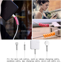 Protection de Câble en Silicone en Spirale pour Câble de Charge iPhone 14, Vente en Gros Usine 2023