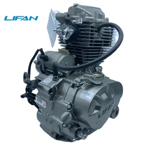 Lifan motor refrigerado por aire para motocicleta Triciclo de carga de tres ruedas 125cc 150cc 200cc 250cc cilindro de plata Color CCC para Honda