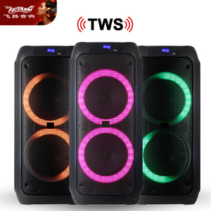 Deflector de plástico de alta potencia de 100 vatios Haut Parleur altavoces DJ Karaoke sistema Popular de Audio Pa caja de sonido Bluetooth para exteriores con micrófono - Product Image 3