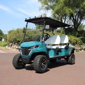 Voiturette de golf personnalisée à quatre places, mini-voiture électrique, 60V 72V 3.5KW 4KW 5KW, voiturette de golf pour 4 personnes, châssis de voiturette de golf légère - Product Image 3