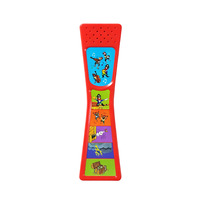 Livres d'images pour enfants avec module sonore à 6 boutons et ceinture ajustable ; Livres avec accessoires sonores ; Son personnalisable à activer par pression