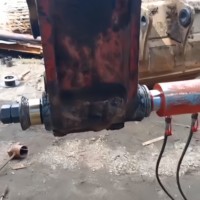 Presse hydraulique portable V-100 tonnes pour démontage de goupilles et bagues de chenilles d'excavatrice – Prix usine