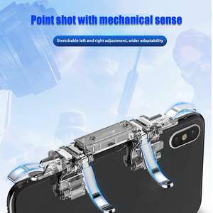 Controlador <span class=keywords><strong>de</strong></span> juego móvil Compatible con PUBG Sensitive Shoot Gamepad Trigger Aim Button Compatible con Android y <span class=keywords><strong>para</strong></span> <span class=keywords><strong>iPhone</strong></span> - Product Image 3