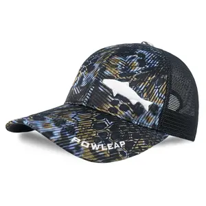 2024 OEM Umidade-Wicking Baseball Cap Cap Pesca Ajustável Boa Qualidade Trucker Hat Factory Para Mulheres Dos Homens