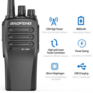 Walkie Talkie <span class=keywords><strong>Baofeng</strong></span> Bf 1909 de <span class=keywords><strong>10w</strong></span> de Alta Potencia, Radio Bidireccional UHF de Largo Alcance, Carga Tipo C, Transmisor Actualizado <span class=keywords><strong>Uv</strong></span> 5r <span class=keywords><strong>Uv</strong></span> <span class=keywords><strong>82</strong></span> - Product Image 3