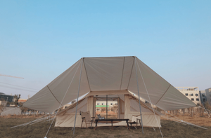 Utgard เต็นท์ตั้งแคมป์แบบครอบครัวกระดิ่งสี่เหลี่ยมพร้อมกรอบเหล็กผ้าใบอ็อกซ์ฟอร์ดกันน้ำและโรคราน้ำค้างด้วยเต้นท์กระดิ่ง - Product Image 2