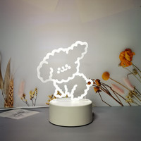 Lampe de nuit LED à illusion 3D, motif personnalisé, illusion de dessin animé, lampe de nuit pour dormir, lampe acrylique 3D anime