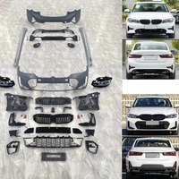 Kit de conversion pour BMW Série 3 G20 G28 2019-2022 – Améliorez votre véhicule avec le look sport LCI 2023 : pare-chocs avant et arrière, jupes latérales, phares et calandre