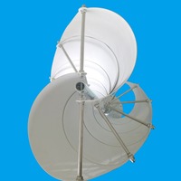 Éolienne hélicoïdale verticale 200W 12/24V, petite unité de production d'énergie éolienne à axe vertical