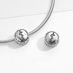 クラシック カルチャーシンボル シリーズ チャーム 純正 925 スターリングシルバー ビーズ レディース DIY ブレスレット チャーム ネックレス ジュエリーメイキング用 - Product Image 3