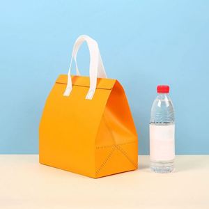 Custom Logo Non Woven Cooler Bag Oem Lunch Insulated Bag Insulated Take Away Thermal Insulation Food Good Price Disposable - Product Image 3