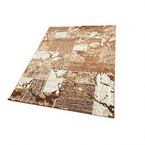 Alfombra Turca Adiva de Poliéster, Tejida en Jacquard, de Pelo Largo, Acolchada, Reversible, Lavable, Antideslizante y Resistente a las Manchas - Product Image 1
