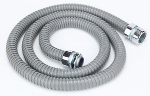 Acquista <span class=keywords><strong>ora</strong></span> IT condotti flessibili metallici in acciaio zincato da 40mm 1.1/4" per protezione cavi, con rivestimento in PVC, chiusura quadrata, a tenuta stagna, IP66, CE - Product Image 5