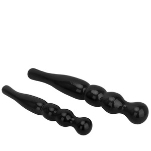Tapón <span class=keywords><strong>Anal</strong></span> Negro de <span class=keywords><strong>Doble</strong></span> Cabeza, Extra Largo, Extra Grande y Extra Grueso, para Uso en Exteriores, Entrenamiento y Expansión <span class=keywords><strong>Anal</strong></span> - Product Image 5