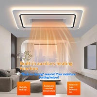 Ventilateur sans pales pour salon et chambre, plafonnier pour toute la maison, moderne et simple, en ABS, directement de l'usine d'éclairage de Zhongshan