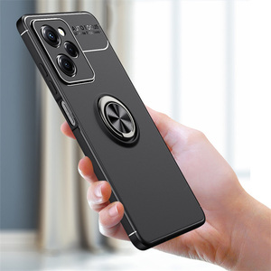 Pour Realme <span class=keywords><strong>V30</strong></span> Anneau Coloré TPU Couverture Mobile Anneau Béquille Téléphone Cas Pour Realme - Product Image 1