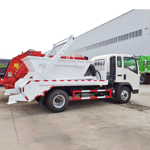 Camión de Basura SINOTRUK HOMAN HOWO 4X2 8T 8m3 con Brazo Giratorio, Cargador de Contenedores con Gancho, Camión Recolector de Residuos - Product Image 2