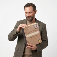 Boîte d'emballage cadeau et artisanale en forme de livre, rigide, magnétique, écologique, biodégradable, faite à la main