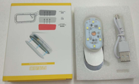 Lumière d'ambiance LED pour voiture rechargeable par USB avec capteur tactile, multicolore, blanc, bleu, bleu glace, rose, décoration intérieure, lampe de nuit