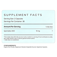 Rosebest Vente en Gros OEM Marque Privée 99% Haute Puissance 10mg Spermidine 3HCI Capsules Renouvellement Cellulaire & Complément Anti-Âge Sain