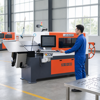 Machine de cintrage de fil 3D multifonctionnelle à 7 axes, automatique, pour fils de 3 mm à 8 mm, machine de formage de fil métallique CNC pour les cadres de cages pour animaux de compagnie
