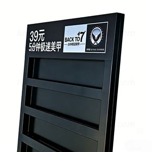 Étagère de présentation pour vernis à ongles, support pliable en métal pour salon de beauté et salon de manucure - Product Image 5