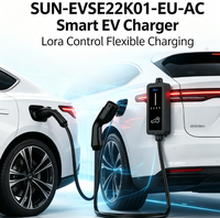 Chargeur intelligent pour véhicules électriques DEYE SUN-EVSE22KO1-EU-AC 11K 22K avec contrôle Lora et charge flexible