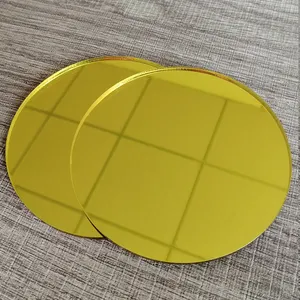 Fabrik preis Großhandel Gelbgold Farbe gespiegelt pmma Kunststoff platte Plexiglas Spiegel Acryl platte