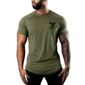 Wholesale <b>Men's</b> Solid Color Slim-fit <b>Bodysuit</b> <b>Mens</b> Sports t Shirts Pure White Cotton Spandex Fitness t Shirt <b>Men</b> Suppliers - Product Image 4