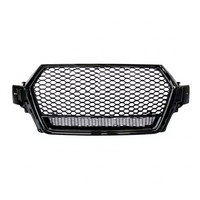 Nouvelle calandre de pare-chocs avant noire en ABS de haute qualité PNB pour Audi Q7 4M, amélioration 2016-2019, cadre inférieur nid d'abeille RSQ7