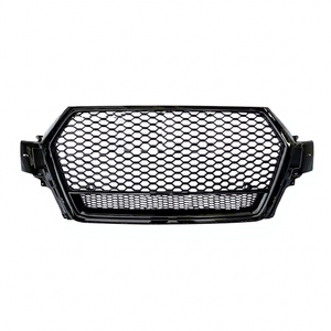Nueva Parrilla Delantera Negra de ABS de Alta Calidad PNB para Audi Q7 4M, Actualización 2016-2019, Marco Inferior Estilo Panal RSQ7 - Product Image 1