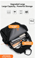 Sac à dos multifonctionnel unisexe étanche grande capacité pour ordinateur portable avec port de chargement USB, personnalisable avec logo – Offre Spéciale