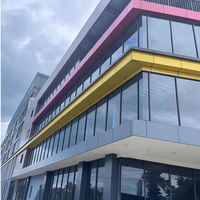 Panneaux composites en aluminium Alucobond pour façade extérieure, revêtement PVDF, 6 mm, ignifuges