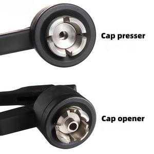 Décrimpeuse et machine de capsulage manuelle <span class=keywords><strong>en</strong></span> acier inoxydable pour flacons pharmaceutiques <span class=keywords><strong>en</strong></span> <span class=keywords><strong>verre</strong></span> – Fermeture et ouverture fluides - Product Image 1