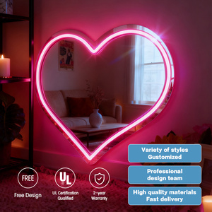 Specchio al Neon segno di decorazione per ragazze camera idee regalo uniche Telly specchio da parete arte dormitorio decorazioni regali per lei - Product Image 5