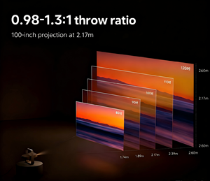Nuevo Proyector Láser XGIMI Z9X <span class=keywords><strong>Pico</strong></span> 4K, 1300 Lúmenes ANSI, Zoom Óptico de 0.98-1.3:1, Cine en Casa Portátil, Proyector Inteligente Android - Product Image 4