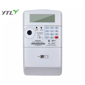 YTL prepaid meter 1000imp/kwh Split Type Singlephase 2 Wire Four Channel digital electricity meter