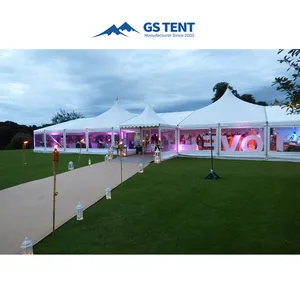 White Heavy Duty Wedding Marquee Party Tent 10x20m With Church Window Walls
