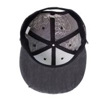 Nueva Llegada, Gorra Snapback Desgastada con Letra B Bordada, Camuflaje, Mezclilla, Unisex, Estilo Hip Hop Urbano, Venta al Por Mayor