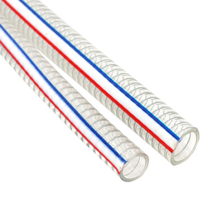 <span class=keywords><strong>Tuyau</strong></span> en PVC de qualité alimentaire renforcé de fil d'acier, transparent comme du <span class=keywords><strong>cristal</strong></span>, pour une surveillance fiable des fluides - Product Image 1