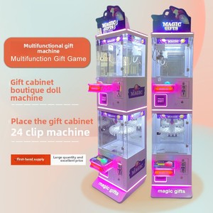 Phổ biến nhất duy nhất-clip Claw máy trẻ em của Arcade xu-hoạt động giải trí nhiều bàn xoay Tiếng Anh búp bê máy - Product Image 4