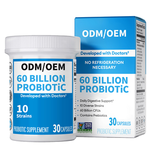 Probiotische Capsules Probiotica <span class=keywords><strong>30</strong></span> Tellen Darmgezondheidssupplement Private Label Probiotica Supplement Voor Mannen Vrouwen - Product Image 1