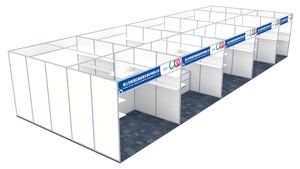 Stan Pameran Standar 3X3 dengan Skema Booth Kustom dan Rangka Aluminium - Product Image 4