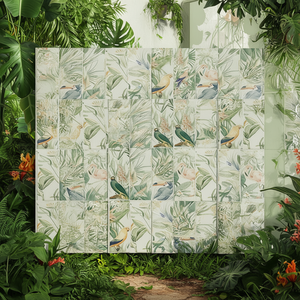 Piastrelle Jungle Tapis Jungle 10x30 cm con bordi irregolari opachi per decorazione pareti cucina - Product Image 3