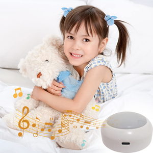 Appareil à <span class=keywords><strong>bruit</strong></span> <span class=keywords><strong>blanc</strong></span> et boîte à sons, aide au sommeil et apaisant avec lumière, activé par le pleurage, pour bébés, cadeaux animaux en <span class=keywords><strong>peluche</strong></span>, jouets ours - Product Image 1