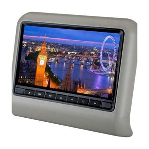 Reposacabezas trasero para asiento de coche de 9 pulgadas, espejo retrovisor, reproductor Multimedia, pantalla LCD, Control remoto, transmisor FM para juegos para reproductor AV - Product Image 1