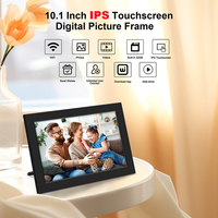 10,1 pulgadas acrílico IPS HD pantalla táctil marco de fotos Digital 32GB WiFi interfaz USB MP4 AVI formato de vídeo 1280x800 imagen regalo